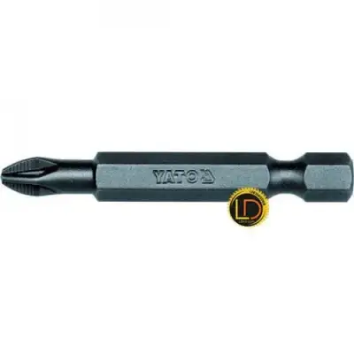 Бита 4,0мм 1/4"х50мм (50шт) S2 HRC58-62 "Yato" наличный и безналичный расчет