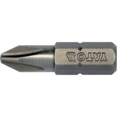 Бита PH1х25мм 1/4" (10шт) S2 HRC58-61 "Yato" наличный и безналичный расчет