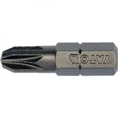 Бита PZ2х25мм 1/4" (10шт) S2 HRC58-61 "Yato" наличный и безналичный расчет