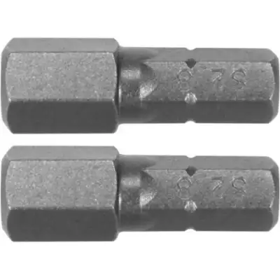 Бита HEX H8х25мм 1/4" (2шт) AlSl S2 "Yato" наличный и безналичный расчет