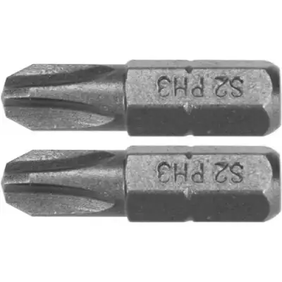Бита PH3х25мм 1/4" (2шт) AlSl S2 "Yato" наличный и безналичный расчет