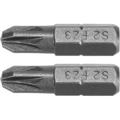 Бита PZ3х25мм 1/4" (2шт) AlSl S2 "Yato" наличный и безналичный расчет