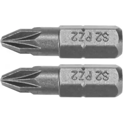 Бита PZ2х25мм 1/4" (2шт) AlSl S2 "Yato" наличный и безналичный расчет