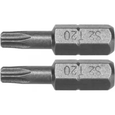 Бита TORX T20х25мм 1/4" (2шт) AlSl S2 "Yato" наличный и безналичный расчет