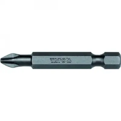 Бита PH2х50мм 1/4" (50шт) S2 HRC58-62 "Yato" наличный и безналичный расчет