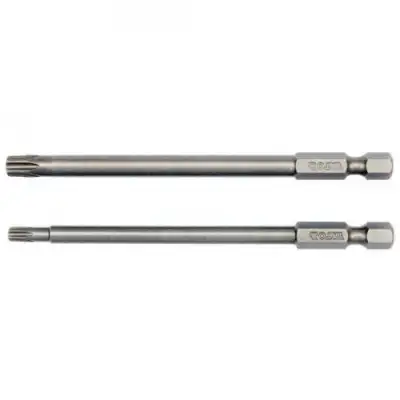 Биты TORX sec. T20, T30 1/4"х100мм (2шт) S2 HRC58-62 "Yato" наличный и безналичный расчет