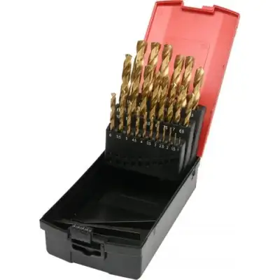 Свёрла по металлу 1-13мм HSS-TiN (набор  25пр.) "Yato" наличный и безналичный расчет