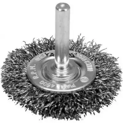 Щётка-крацовка торцевая мягкая  50мм со стержнем INOX "Yato" наличный и безналичный расчет