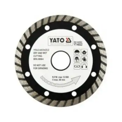 Круг алмазный 180x22,2мм (турбо) "Yato" наличный и безналичный расчет