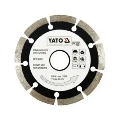 Круг алмазный 125x22,2мм (сегмент) "Yato" наличный и безналичный расчет
