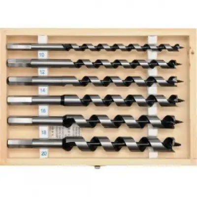 Свёрла спиральные по дереву 10-20мм L230мм (набор 6шт) "Yato" наличный и безналичный расчет