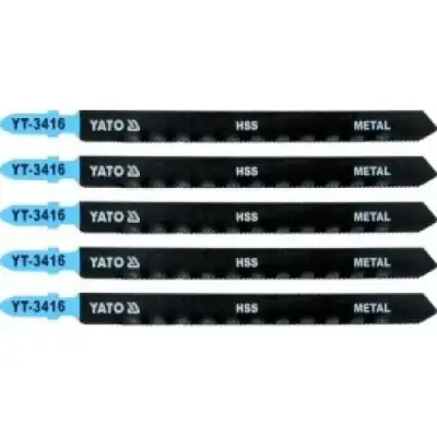 Полотна для электролобзика по металлу и Al 106x130x1,0мм 21TPI (5шт) "Yato наличный и безналичный расчет