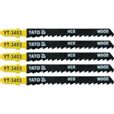 Полотна для электролобзика по дереву 75х100х1,3мм 6TPI (5шт) "Yato" наличный и безналичный расчет