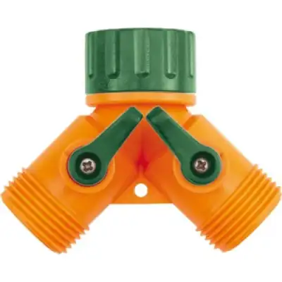 Тройник - распределитель на 2 канала 3/4", ABS "Flo" наличный и безналичный расчет