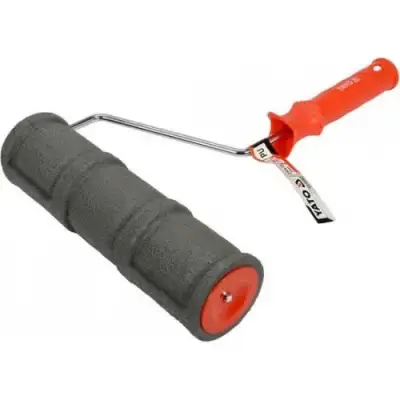 Валик структурный декоративный полиуретановый с ручкой 250х70мм. (кирпич) "Yato" наличный и безналичный расчет