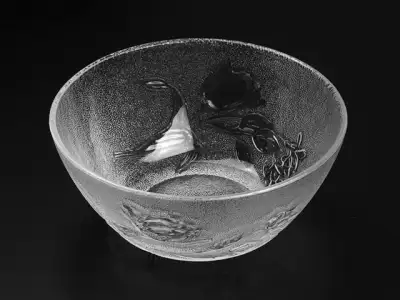 Салатник стеклянный, круглый, 150 мм, FLORA (Флора), PERFECTO LINEA наличный и безналичный расчет
