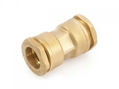 Муфта 32 латунная для ПЭ труб General Fittings наличный и безналичный расчет