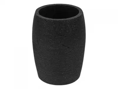 Стакан BLACKSTONE, черный, PERFECTO LINEA (Композитный материал: полирезин под натуральный камень) наличный и безналичный расчет