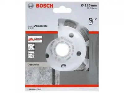 Алмазная чашка 125х22.2 мм по бетону двурядная EXPERT FOR CONCRETE BOSCH ( для быстрого шлифования) наличный и безналичный расчет