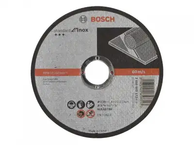 Круг отрезной 125х1.6x22.2 мм для нерж. стали Standart BOSCH наличный и безналичный расчет