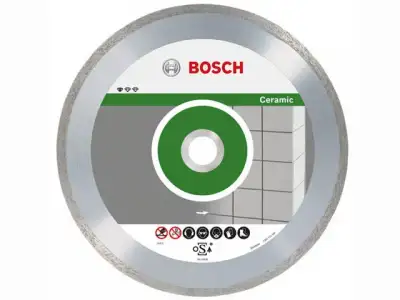 Алмазный круг 125х22 мм по керамике сплошн. STANDARD FOR CERAMIC BOSCH ( сухая резка) наличный и безналичный расчет