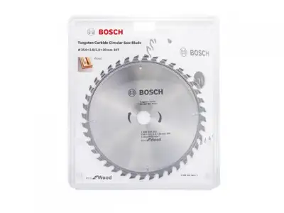 Диск пильный 254х30 мм 40 зуб. по дереву ECO WOOD BOSCH ( твердоспл. зуб) наличный и безналичный расчет