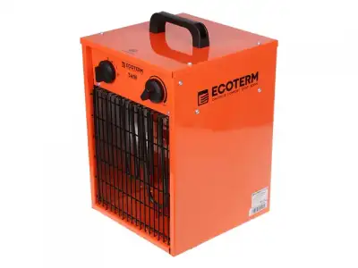 Нагреватель воздуха электр. Ecoterm EHC-03/1E (кубик, 3 кВт, 220 В, термостат) наличный и безналичный расчет