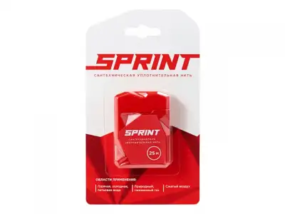 Нить для герметизации резьбовых соединений Sprint 25 м бокс, РФ (СантехМастер) наличный и безналичный расчет