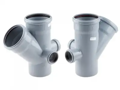 Крестовина двухпл. ВК 110/110х45/50/50 правая, тыл РТП (Для внутренней канализации) (РосТурПласт) наличный и безналичный расчет