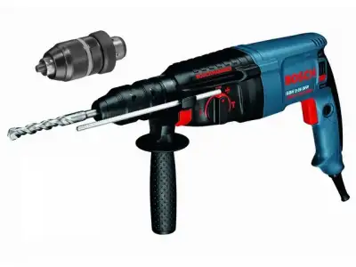 Перфоратор BOSCH GBH 2-26 DFR в чем. (800 Вт, 2.7 Дж, 3 реж., патрон SDS-plus, быстросъемн., БЗП в комплекте, вес 3.0 кг) наличный и безналичный расчет