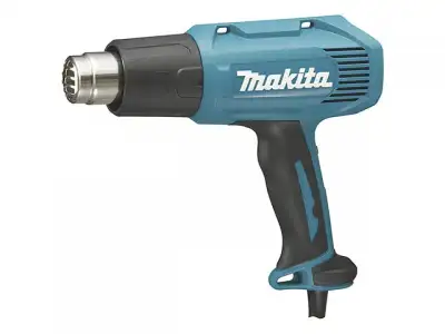Термовоздуходувка MAKITA HG 6030 K в чем. + набор сопл (1800 Вт, 3 скор., 50-600 °С, ступенч. рег.) наличный и безналичный расчет