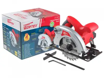 Циркулярная пила WORTEX CS 1655 в кор. (1300 Вт, 160х20 мм, до 50 мм) наличный и безналичный расчет