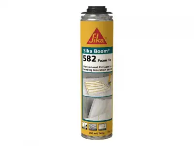 Клей-пена полиуретановая професс. Sika Boom - 582 Foam Fix (750 мл) (Выход до 45л) наличный и безналичный расчет