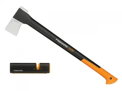 Топор-колун X21 FISKARS + точилка (комплект) наличный и безналичный расчет