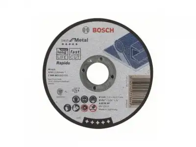 Круг отрезной 115х1.0x22.2 мм для металла Best BOSCH ( прямой) наличный и безналичный расчет