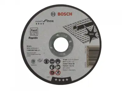 Круг отрезной 125х1.0x22.2 мм для нерж. стали Expert BOSCH наличный и безналичный расчет