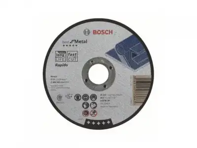 Круг отрезной 125х1.0x22.2 мм для металла Best BOSCH ( прямой) наличный и безналичный расчет