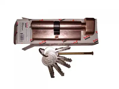 Евроцилиндр с вертушкой DORMA CBF-1 80 (40x40В) латунь (английский ключ) наличный и безналичный расчет