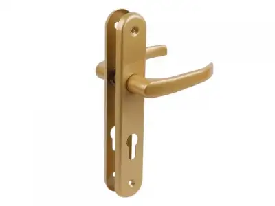 Ручка дверная LENOX 72WB на длинной планке (золото) (gamar) наличный и безналичный расчет