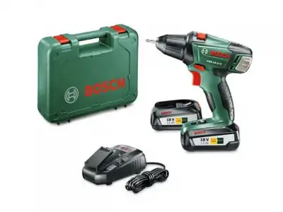 Аккум. дрель-шуруповерт BOSCH PSR 18 LI-2 в чем. (18.0 В, 2 акк., 2.5 А/ч Li-Ion, 2 скор., 46 Нм, шурупы до 10 мм) наличный и безналичный расчет