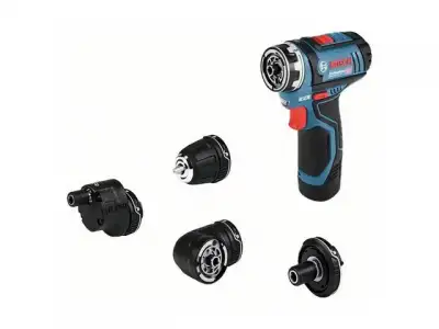 Аккум. дрель-шуруповерт BOSCH GSR 12V-15 FC L-BOXX + набор насадок (12.0 В, 2 акк., 2.0 А/ч Li-Ion, 2 скор., 30 Нм, шурупы до 7 мм) наличный и безналичный расчет
