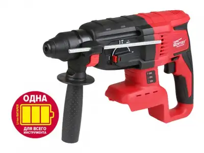 Аккум. перфоратор WORTEX CRH 1824-2 в кор. ALL1 (18.0 В, БЕЗ АККУМУЛЯТОРА И ЗУ, 2.6 Дж, вес 2.4 кг,) наличный и безналичный расчет