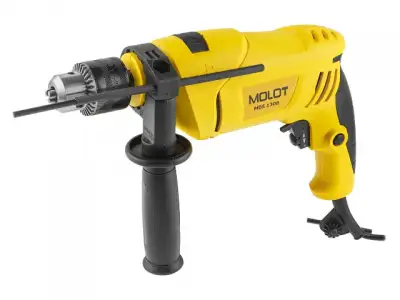 Дрель ударная MOLOT MDS 1308 в кор. (800 Вт, патрон ЗВП, 1 скор.) наличный и безналичный расчет