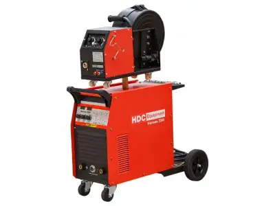 Полуавтомат сварочный HDC Kansas 350 (380В, MIG/FLUX/MMA, евроразъем, синергетич. режим) наличный и безналичный расчет