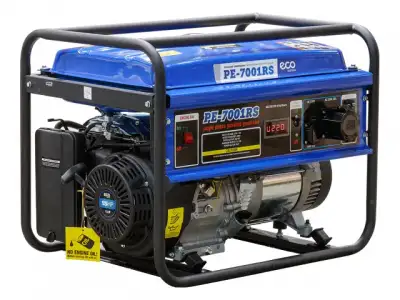 Электростанция (генератор бензиновый) ECO PE-7001RS (5.5 кВт, 230 В, бак 25.0 л, вес 70 кг) наличный и безналичный расчет