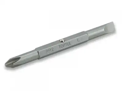 Насадка двухсторонняя PH1/SL5mm 75мм TOPTUL наличный и безналичный расчет