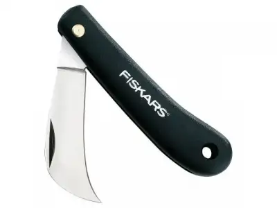 Нож садовый изогнутый для прививок FISKARS наличный и безналичный расчет
