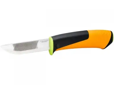 Нож для тяжелых работ с точилкой FISKARS наличный и безналичный расчет