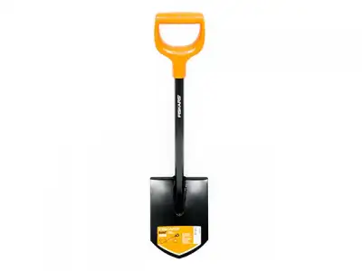 Лопата штыковая укороченная FISKARS Solid наличный и безналичный расчет