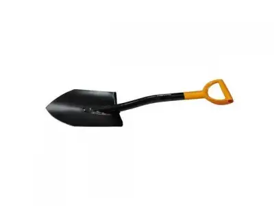 Лопата штыковая укороченная FISKARS Solid наличный и безналичный расчет